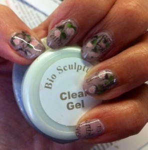 newspaper nail art