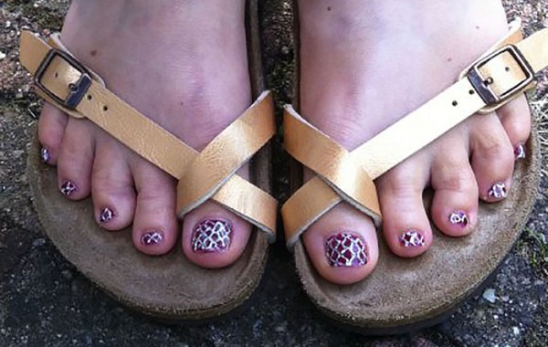 Snake skin voeten