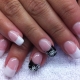 French Manicure with little detail