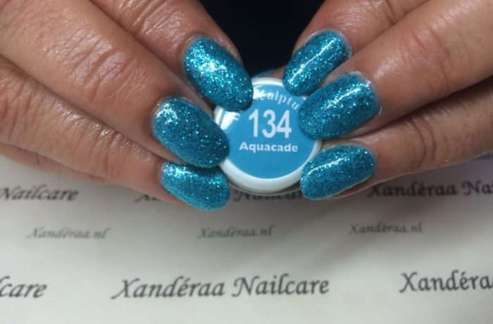 Turquoise glitter